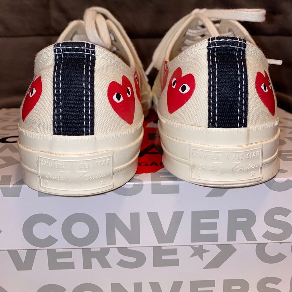‼️SOLD‼️ ✨LIKE NEW✨ 100% AUTH CDG CONVERSE Size 9 - Picture 4 of 16